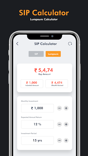 SIP Calculator Screen 3