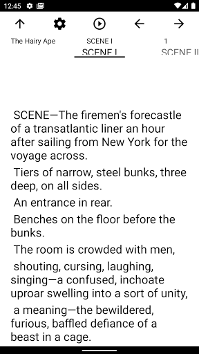 Book, The Hairy Ape Screen 2