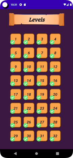 Android application Chess Words screenshort