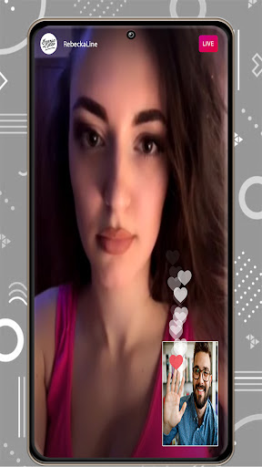 Android application Random live girl HD video call screenshort