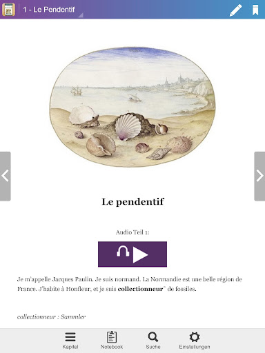 Französische Kurzgeschichten Probe Le Pendentif