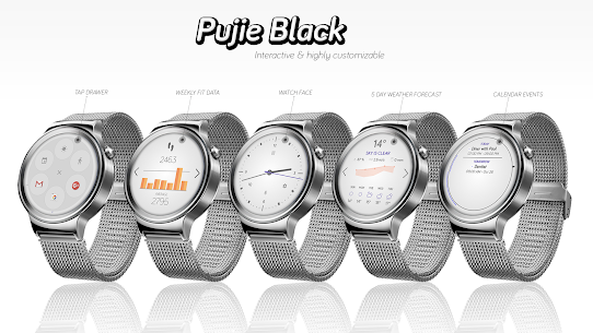 Watch Face APK- Pujie Black (Paid) Download 10