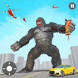 Gorilla City Rampage Dino Game icon
