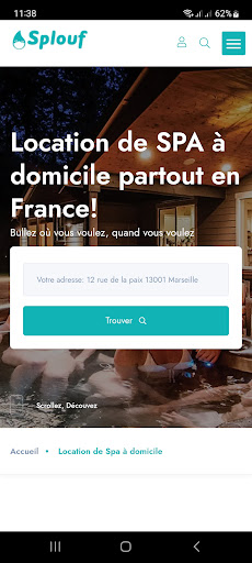 Android application Splouf screenshort