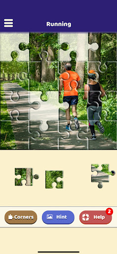 Running Love Puzzle Screen 2