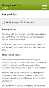 MoneySmart Cars Screenshot