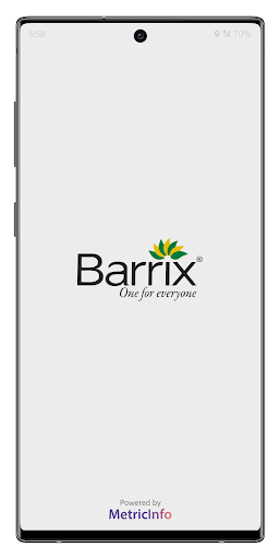 Android application MetricInfo-Barrix screenshort