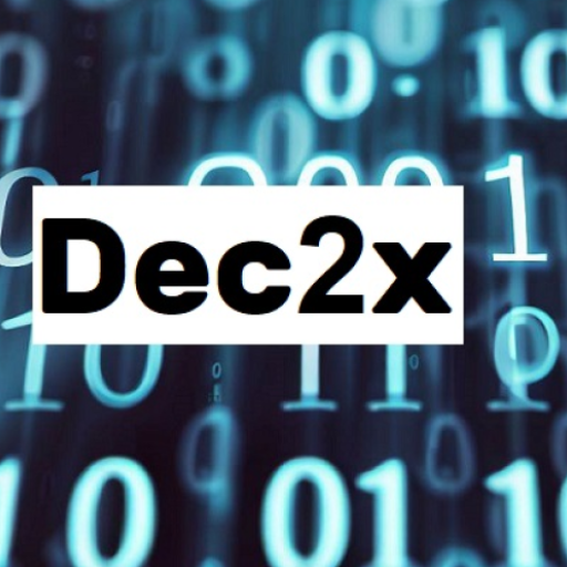 Dect2x conversor numérico logo
