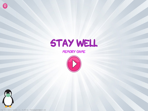 Android application Stay well - memory game screenshort