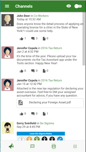 Android application Everleagues screenshort