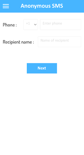 Sms Anonymous Text Screen 2