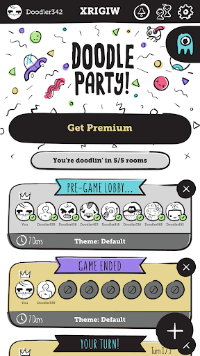 Android application Doodle Party screenshort