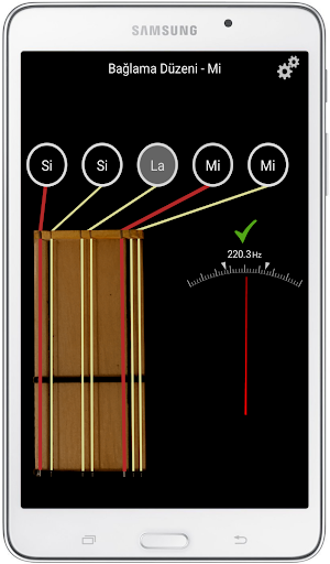 Android application Baglama Tuner: Bağlama & Saz screenshort