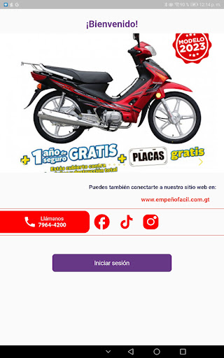 Android application Empeño Fácil en Línea screenshort