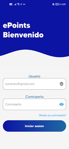 Android application ePoints screenshort