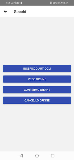 GDOordini Screen 3
