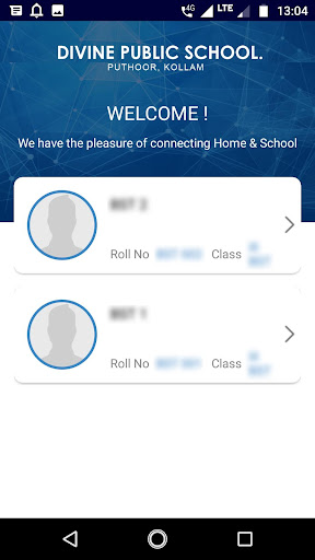 Android application DIVINE PUBLIC SCHOOL screenshort