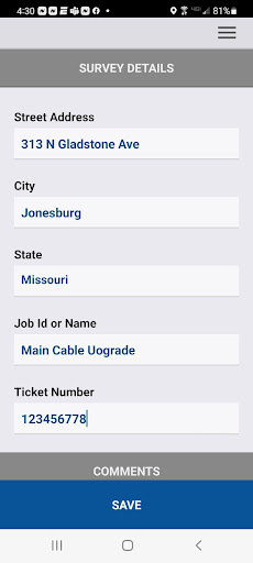 UtiliSource FieldSource Screen 2