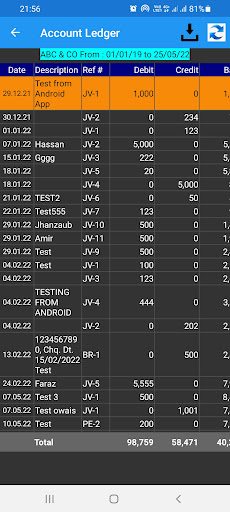 Accounts Pro Screen 3