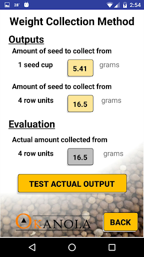 Grain Drill Calibration Calc