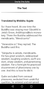 One by One Sutta - Buddhism