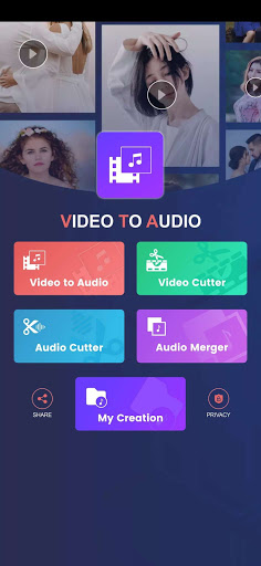 Android application Video to MP3 screenshort