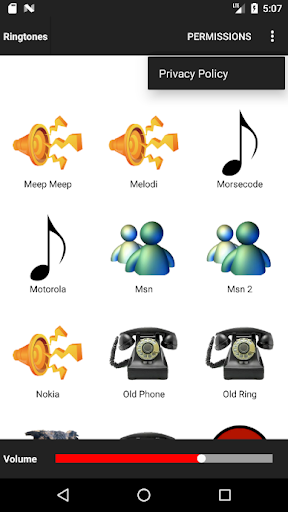 Ringtones Screen 3