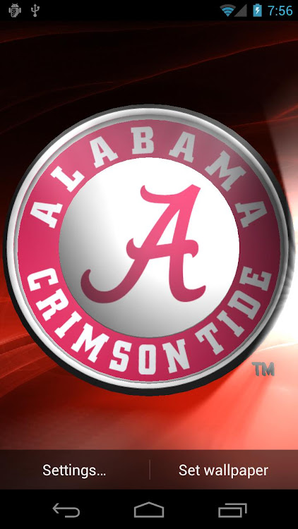 Alabama Crimson Tide LWP &Tone - 1.15 - (Android)