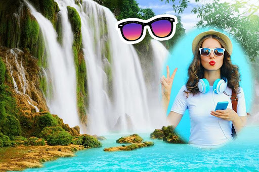 Android application Waterfall Photo Frames screenshort