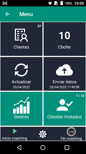 Android application AX-Logística screenshort