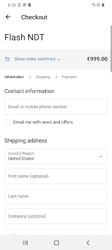 NDT industrial supplies store