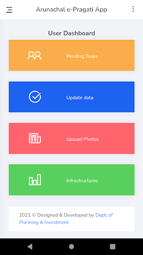 Arunachal e-Pragati App Screen 3