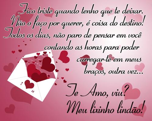 Cartas de amor para namorado