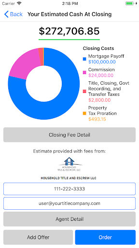 Household Title & Escrow LLC Screen 3