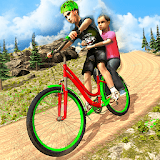 Kids BMX Bicycle Taxi Sim - Uphill Bicycle Racing icon