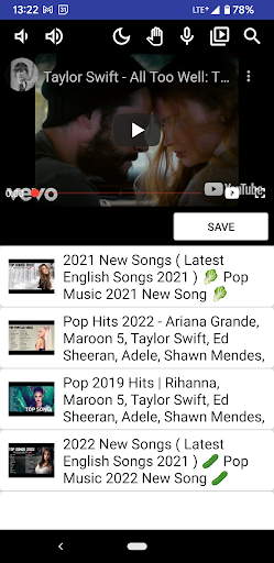 Android application VSFM - Voice search for music screenshort