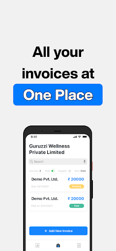 GST Billing Invoice Maker App Screen 2
