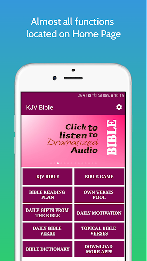 Android application King James Bible App screenshort