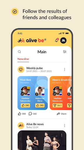 Screenshot of AliveBe