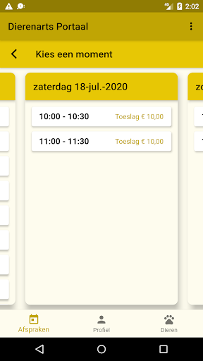Dierenarts Portaal Screen 3