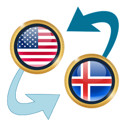 Icon image US Dollar to Iceland Krona