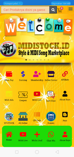 Android application Midistock ID screenshort