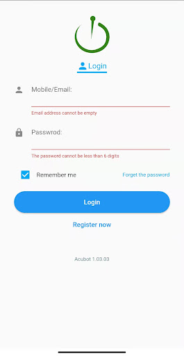 Android application AcuAid screenshort