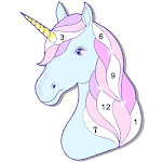 Cover Image of ダウンロード Unicorn Color By Number  APK