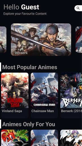 Android application Continuum- Anime & Manga screenshort