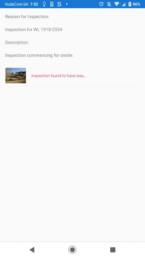 Android application WayleaveCentral Mobile screenshort