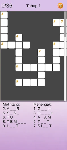 Teka Silang Kata bahasa melayu - Screenshot 3