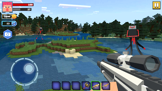 Fire Craft: 3D Pixel World مهكرة لـ أندرويد 5