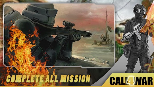 Call of WW Sniper Fire MOD APK: Duty For War (GOD MODE) 4