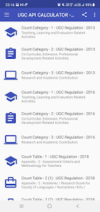 UGC API CALCULATOR - 2013, 2016 AND 2018 4 APK screenshots 1